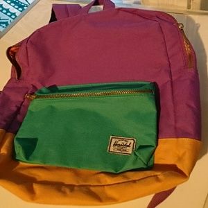 Madewell x Herschel spring colorblock backpack